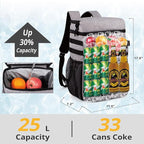 Tactical Backpack Cooler, Soft Lightweight Leakproof Cooler Backpack, Insulated - Image 4