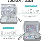 CILLA Electronics Organizer Travel, Travel Cord Organizer Case, Compact - Image 3