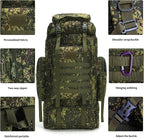 Hiking Backpack for Men 70L/100L Camping Backpack Military Rucksack Molle 3 - Image 6