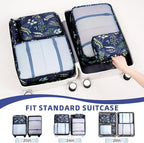 BAGAIL 8 Set Packing Cubes Luggage Packing Organizer Bags - Image 5