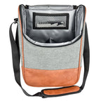 2 Bottle Wine Set Leather Insulated Bag As Gift - Image 4