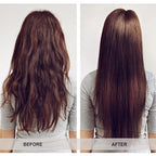 Aethland Double-Sided Boar Bristle Brush and Hair Straightening Comb for Smoothing and Styling