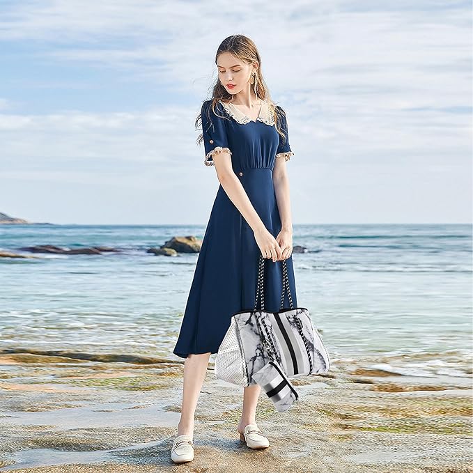 QOGiR Neoprene Multipurpose Beach Bag Tote - Image 6