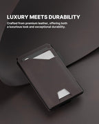 typecase Tactical Wallet for Men Card Holder: Pop Up Card Case, Genuine Leather - Image 6