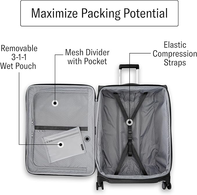Samsonite UpLIFT Lightweight Softside Carry-On Luggage - Image 3