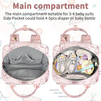 Diaper Bag Backpack, Baby Girl Diaper Bag - Image 5