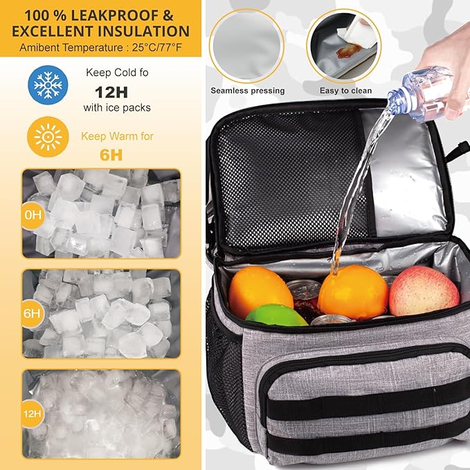 Tactical Double Deck Cooler Backpack - Image 3