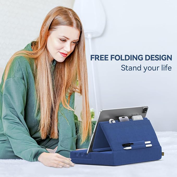 KDD Tablet Pillow Holder, Foldable iPad Stand - Image 3