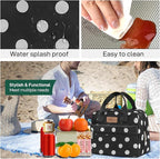 HOMESPON Insulated Lunch Bag for Women Men Lunch Box Cooler Lunch Tote for Work - Image 6