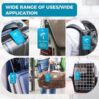 Personalized Luggage Tags, Custom Luggage Tags 4 Pack TSA Approved Double Sided - Image 7