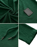 Lexiart Mens Fashion Athletic Hoodies Sport Sweatshirt Solid Color Fleece - Image 4