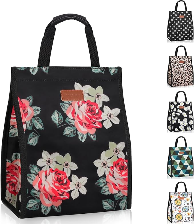 Lunch Bags for Women Insulated Reusable Lunch Tote by GuangzhouTailinTechnologyCo
