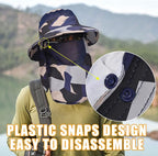 Sun Hats for Men Women Fishing Hat UPF 50+ Breathable Wide Brim Summer UV - Image 3