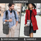 Opux 2 Bottle Wine Tote Carrier, Insulated Cooler Bag - Image 6
