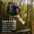 Osprey Talon 44L Men's Lightweight Hiking Backpack - Image 4
