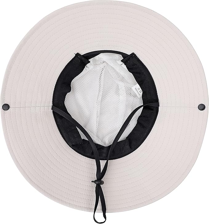 Womens Summer Sun Hat Beach Hat Wide Brim Outdoor UV Protection Hat Foldable - Image 6