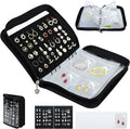 Meneng Earring Travel Case Organizer: Transparent Jewelry Storage Book by Meneng