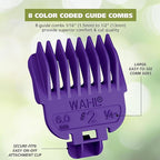 Wahl Color Pro All in One Rechargeable Cordless Color Coded Beard Trimmer with Detail Eyebrow Trimmer and Rotary Nose Hair Trimmer for Men- Model 3025945