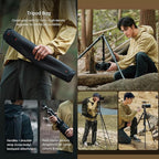FALCAM TreeRoot F38 Quick Lock Lite Carbon Fiber Travel Tripod - Image 9