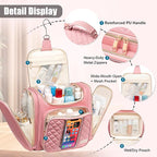 Travel Toiletry Bag for Women, Hanging Toiletry Bag, Bathroom Bag Portable - Image 4