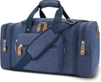 Gonex Canvas Duffle Bag for Travel 50L Expandable Duffel Weekend Overnight Bag by Gonex