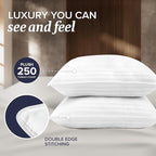 Beckham Hotel Collection Euro Size Throw Pillows, 26 x 26 Down Alternative - Image 5