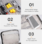 Electronics Organizer, OrgaWise Electronic Accessories Bag Travel Cable - Image 4