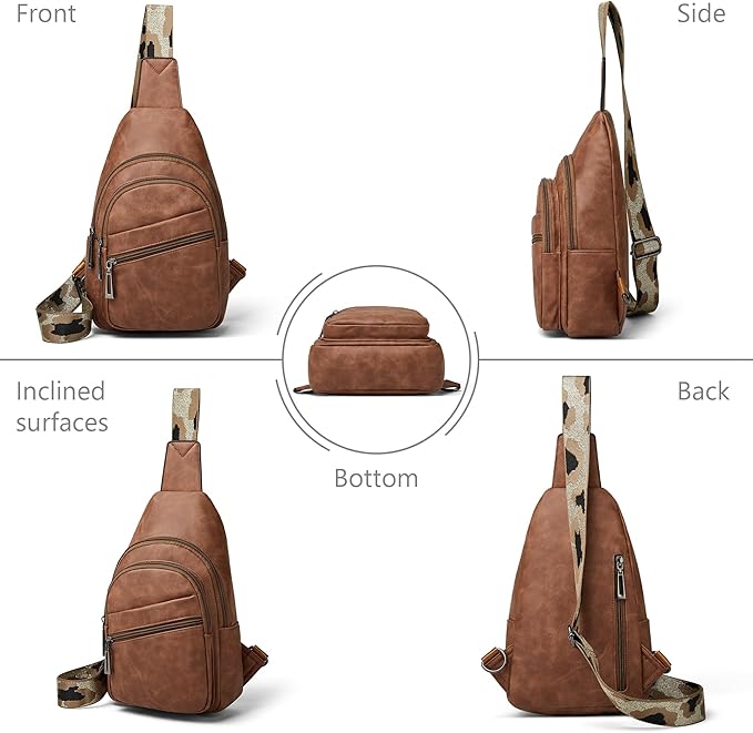 Sling Bag Crossbody Bags for Women Small Cross Body Bag Fanny Packs Chest Sling - Image 8