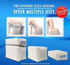 Inflatable Foot Rest Pillow for Travel, Patented 2 in 1 Design, Blow-Up - Image 2