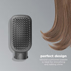 INFINITIPRO BY CONAIR The Cushioned Paddle Brush for Smooth and Shiny Hair - All Types, Compatible with Dryer Brushes