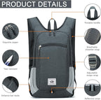 Esup 15L Lightweight Hiking Backpack Foldable Small Travel Backpack Packable - Image 4