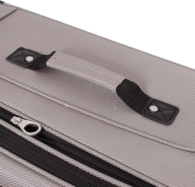 SwissGear Sion Softside Expandable Luggage, Checked-Medium 25-Inch - Image 10