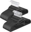 SONGMICS 50 Pack Coat Hangers, Heavy-Duty Plastic Suit Hangers, S-Shaped Opening by SONGMICSbySONGMICSHOME