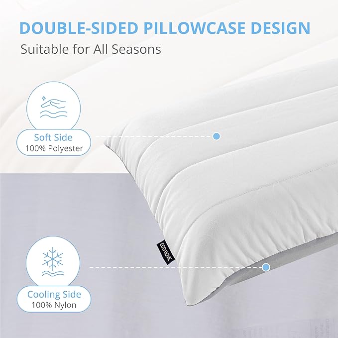 EGOHOME Cooling Memory Foam Pillow - Image 3