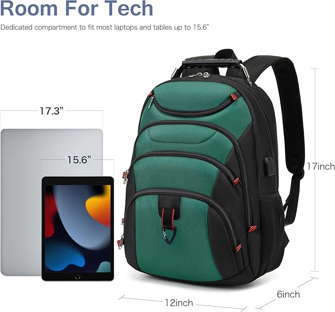 Boavan Laptop Backpack for men, 15.6 inch Laptop Bag - Image 6