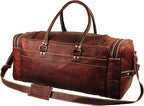Men’s Gym Sports Overnight Weekender Bag Leather Travel Bags - Image 6