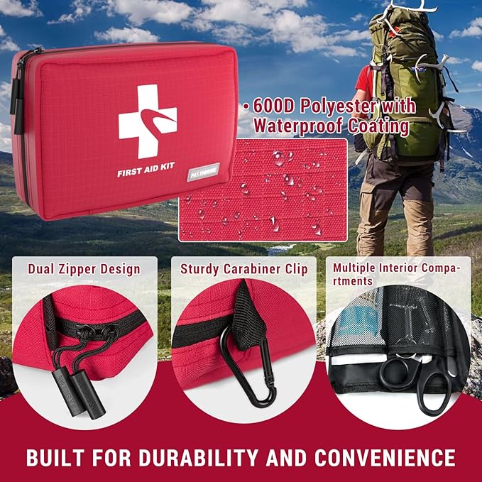 Compact First Aid Kit 300 PCS – Small Waterproof Emergency Medical Kit - Image 5