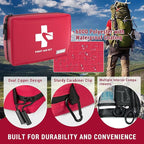 Compact First Aid Kit 300 PCS – Small Waterproof Emergency Medical Kit - Image 5