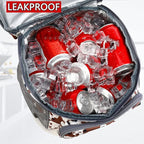 FlowFly Double Layer Cooler Insulated Lunch Bag Adult Lunch Box Large Tote Bag - Image 4