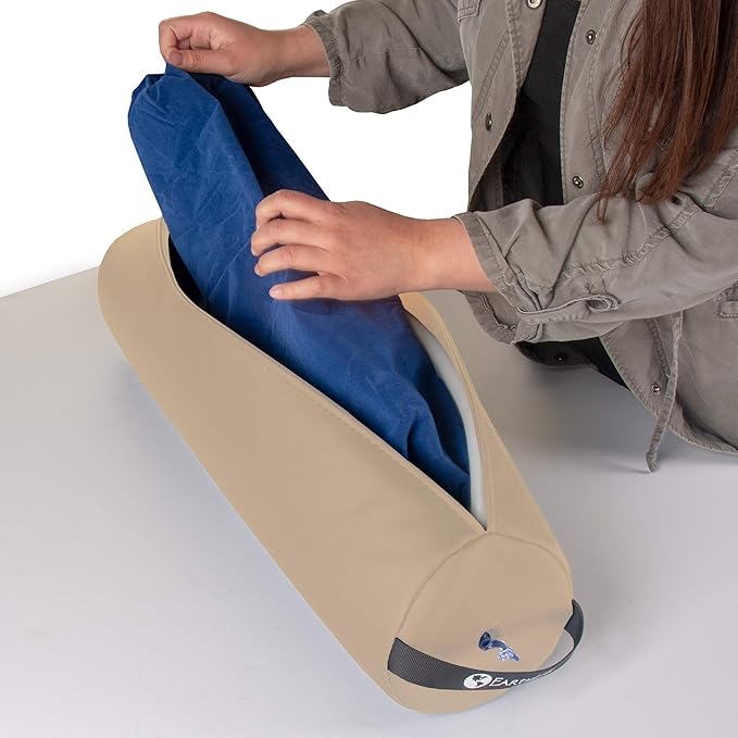 EARTHLITE Bolster Pillow Stowaway – Inflatable Massage, Travel & Leg Bolster - Image 3