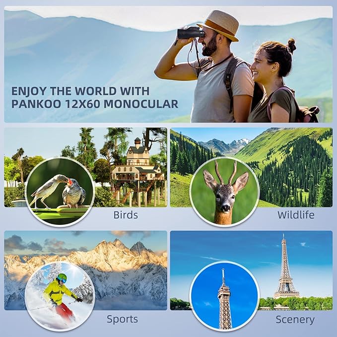 12x60 Monocular Telescope High Powered - Image 5