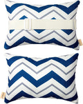 Outdoor Pillows for Lounge Chair Head Resting, Small Square Decotative Pillow by vmgreen