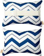 Outdoor Pillows for Lounge Chair Head Resting, Small Square Decotative Pillow by vmgreen
