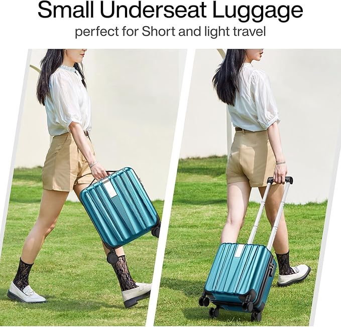 Hanke 14 Inch Underseat Carry On Luggage - Image 4
