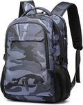 DUSLANG 17 Inch Travel Laptop Backpack Water Resistant Hiking Backpack by DUSLANG