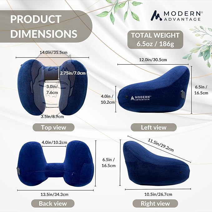Modern Advantage Inflatable Travel Pillow - Image 3