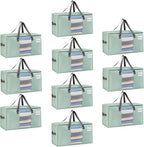 VENO 10 Pack Moving Bags, Comforter and Blanket Storage Bags by Veno