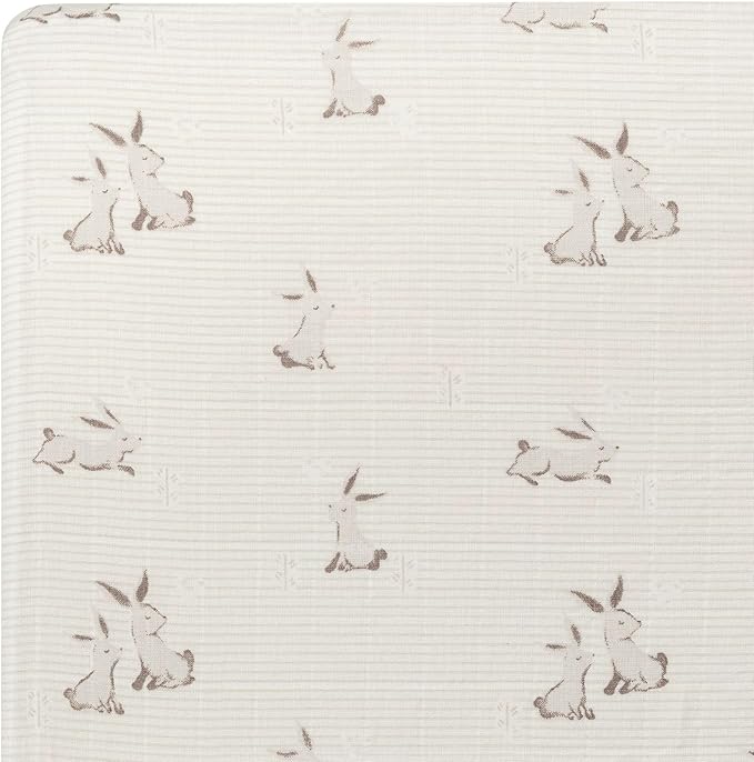 Crane Baby 100% Organic Cotton Gender Neutral Animal Nursery Bedding, Fitted - Image 8