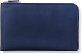 Leatherology Navy Blue Slim Zip Travel Wallet by Leatherology