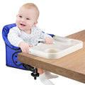 Hook On Chair with Removable Dining Tray, Portable Table High Chair, Folding by Toogel